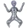 To Infinity 40SFA – Dmuchana lalka UFO PVC 153 cm. Szara kosmitka nie z tej ziemi z trzema piersiami i 2 otworami penetracyjnymi!