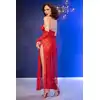 Chilirose 4853 Lace-Dress with Gloves Red S/M - Koronkowa, kokieteryjna, czerwona sukienka z rękawiczkami - Klasa z odrobiną pikanterii!