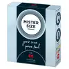 Mister Size - 3 Condoms 60 mm - Ultra cienkie dopasowane prezerwatywy 60 mm, 3 sztuki - Poczuj więcej dzięki właściwemu rozmiarowi!