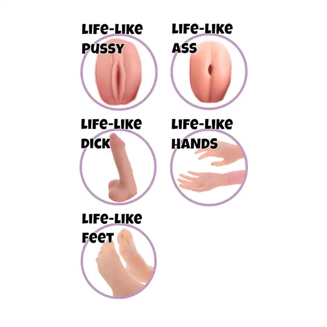 Hidden Desire – Shemale Taylor Inflatable Doll. Pełnowymiarowa dmuchana lalka trans z wibrującym członkiem i realistycznymi strefami przyjemności