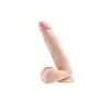 Simple Pleasure - dildo z cyberskóry, 23 cm - Mega realistyczne dildo, które nie idzie na kompromisy!