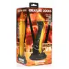 Creature Cocks – Golden Mamba Dildo. Złoto-czarna mamba w kształcie S do stymulacji G-spot i P-spot z przyssawką i kompatybilnością z uprzężą