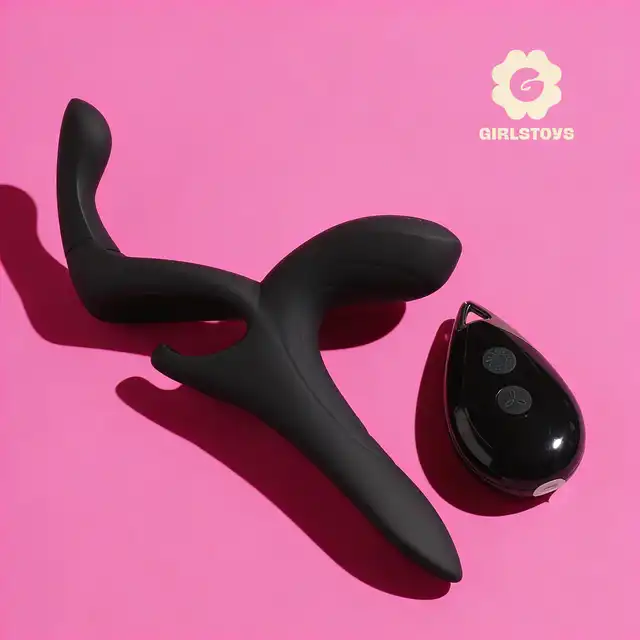 Girls Toys - Model Mandelieu, wibrator dla par z ringiem i stymulatorem łechtaczki. 7 trybów wibracji, silikon przyjazny dla ciała. Więcej bliskości, więcej doznań.
