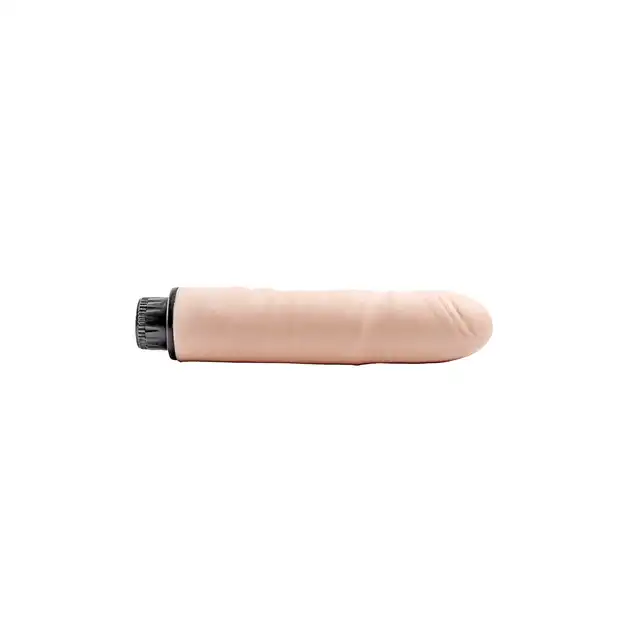 Simple Pleasure - wibrator z regulacją prędkości z cyberskóry, 20 cm - Realistyczny dotyk. Płynna kontrola intensywności!