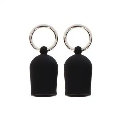 Taboom - Pierced Nipple Suckers - Czarne przyssawki do sutków - Podkręć intensywność każdego dotyku.