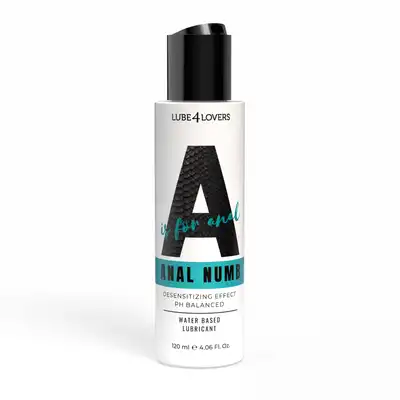 Toyz4Lovers - Anal Lubricant A is for Anal Numb. Wodny lubrykant analny z delikatnym efektem znieczulającym i chłodzącym 120 ml
