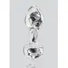 ToyJoy - Glass Worxx.  Anal Stargazer Szklany korek. Idealny kształt. 5,7 cm