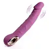 B-Series – Realistic Vibrator Purple. Realistyczny wibrator silikonowy z 10 trybami wibracji, ładowaniem USB i wodoodporną konstrukcją