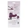 CalExotics – Me2 Rumbler Purple. Podwójny wibrujący strap-on z masażem punktu G i 10 trybami wibracji