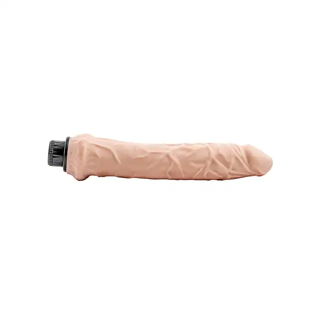 Simple Pleasure - wibrator z regulacją prędkości, miękka cyberskóra, 25,5 cm - Zaawansowana prostota w służbie przyjemności!