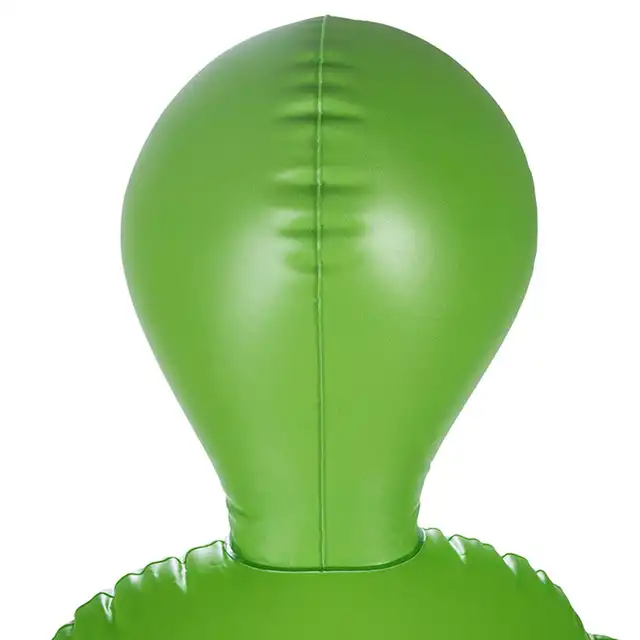 To Infinity 35SFA – Dmuchana lalka UFO PVC 153 cm. Zielona stojąca kosmitka z 3 piersiami. Kobieta nie z tej ziemi!