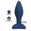 Mr. Play -  Bulb/Thomas Anal Plug M. Niebieska wtyczka analna 10,5 cm z szeroką podstawą