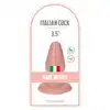 Toyz4Lovers - Italian Cock Milo Anal Plug 3,5" Flesh - Korek analny z przyssawką 11,5 cm prosto z Włoch!