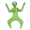 To Infinity 41SFA – Dmuchana lalka UFO PVC 112 cm. Zielona kosmitka z trzema piersiami i 2 otworami penetracyjnymi. Rozkosz nie z tego świata 