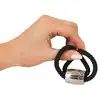Rebel - Heavy Rope Cock Strap with Two Loops 87g - Podwójny Pierścień na Penisa i Jądra z Obciążnikiem - Stworzony, by wzmocnić każdą chwilę.