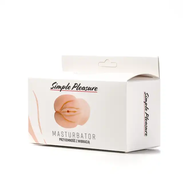 Simple Pleasure - Cięzka solidna wagina z cyberskóry 0,5 kg.