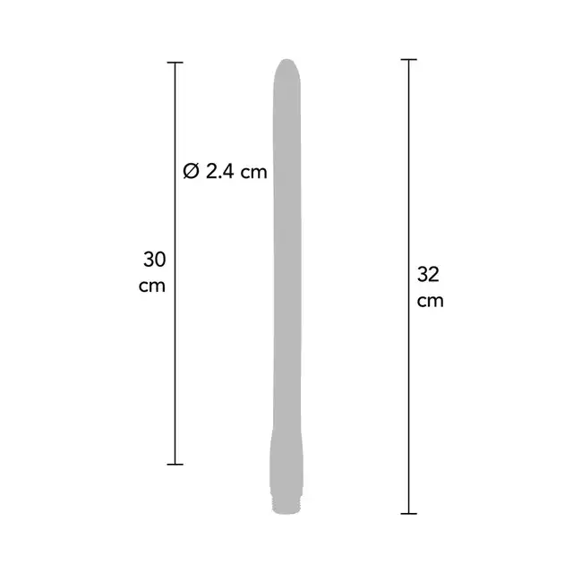 Buttocks - The Surge Anal Douche. Lewatywa, wąż do irygacji analnej 30 cm. 