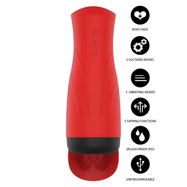 Hidden Desire - Fusion X, Super Suction Nutbuster Triple Masturbator. Klasa PRO. 3 programy ssania. Nowoczesny masturbator premium. 