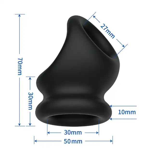 Crazy Bull - Oberon Super Soft Silicone Cock Ring - Pierścień na penisa i jądra, silikon premium - Podkręć formę. Zdominuj finał.