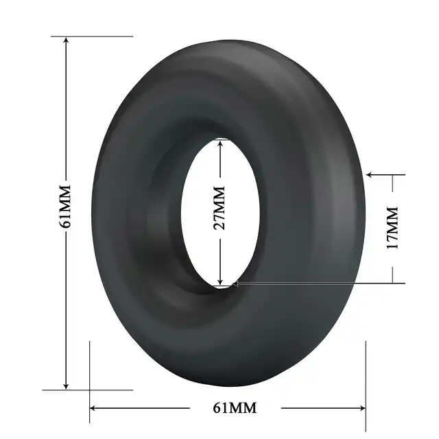 Crazy Bull - Urban Super Soft Silicone Cock Ring - Supermiękki pierścień erekcyjny – silikon premium