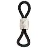 Rebel - Heavy Rope Cock Strap with Two Loops 87g - Podwójny Pierścień na Penisa i Jądra z Obciążnikiem - Stworzony, by wzmocnić każdą chwilę.