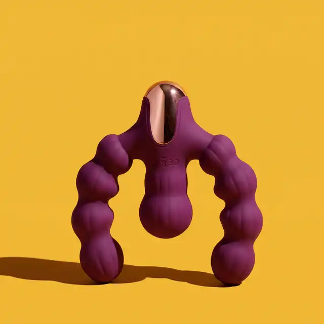 Girls Toys – Biarritz–Pays - Wielofunkcyjny wibrator dla par z ruchem posuwisto-zwrotnym i ze żłobieniami dla dodatkowej stymulacji.