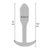Toy Joy - Smooth Anal Plug . Plug z wąska wygodna stopką. XLarge 13,7 cm