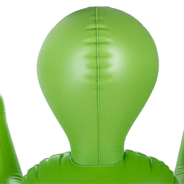 To Infinity 41SFA – Dmuchana lalka UFO PVC 112 cm. Zielona kosmitka z trzema piersiami i 2 otworami penetracyjnymi. Rozkosz nie z tego świata 