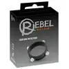 Rebel - Cock Ring with Studs - Silikonowy Pierścień na Penisa z Metalowymi Ćwiekami - Mocny wygląd, jeszcze mocniejszy efekt.