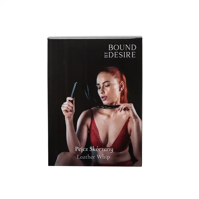 Bound by Desire - Pejcz skórzany. Czarny, klasyczny, ponadczasowy.
