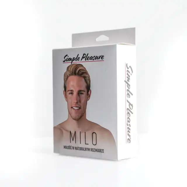 Simple Pleasure - Milo, przystojny i gotowy na wszystko model. Miłość w naturalnym rozmiarze. dmuchany penis i otwór analny