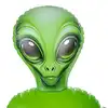 To Infinity 41SFA – Dmuchana lalka UFO PVC 112 cm. Zielona kosmitka z trzema piersiami i 2 otworami penetracyjnymi. Rozkosz nie z tego świata 