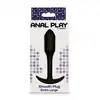 Toy Joy - Smooth Anal Plug . Plug z wąska wygodna stopką. XLarge 13,7 cm