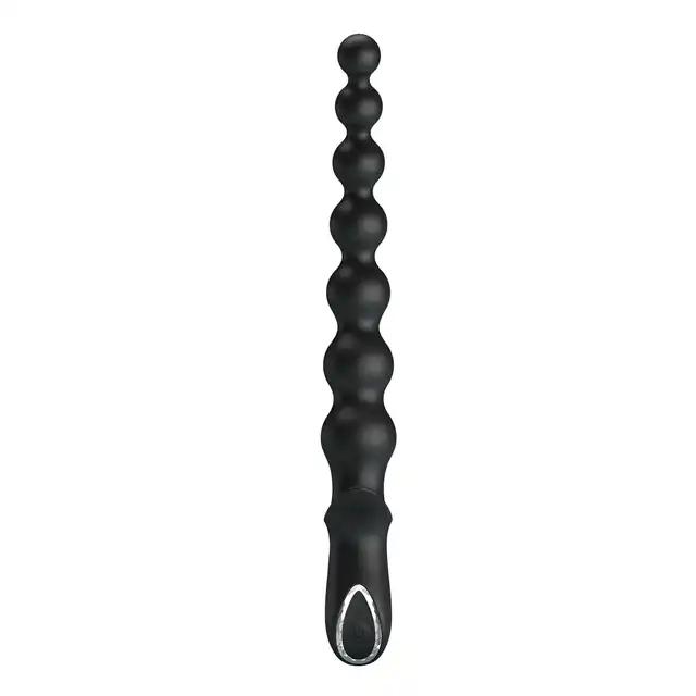 Pretty Love – Dedron. Wibrujące koraliki analne z 10 trybami wibracji i ergonomicznym uchwytem.