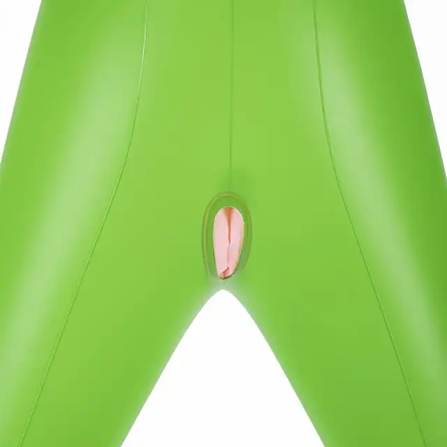 To Infinity 35SFA – Dmuchana lalka UFO PVC 153 cm. Zielona stojąca kosmitka z 3 piersiami. Kobieta nie z tej ziemi!