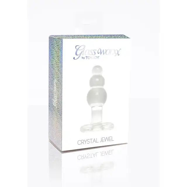 ToyJoy - Glass Worx. Crystal Anal Jewel. Szklany, plug z 3 stopniami o roznych wymiarach. Idealny i higieniczny maksymalnie. 