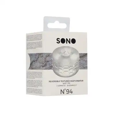 Sono - No.94. 3w1 masturbator, bumper i pierścień erekcyjny w jednym. 