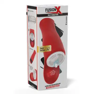 Hidden Desire - Fusion X, Super Suction Nutbuster Triple Masturbator. Klasa PRO. 3 programy ssania. Nowoczesny masturbator premium. 