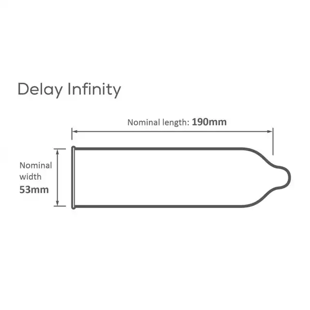 Pasante - Infinity X Delay. Prezerwatywa wydłużająca 1 szt.