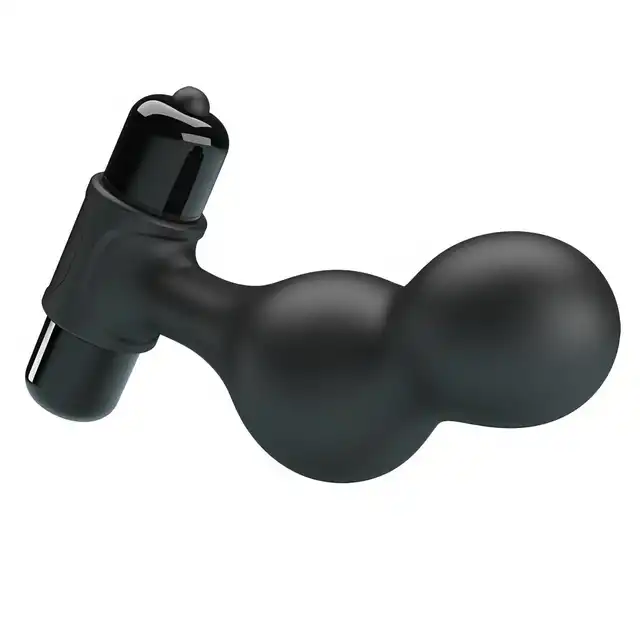 Mr. Play - Silicone Anal Plug Black. Elegancki wibrujący korek analny zaprojektowany z myślą o intensywnej, a jednocześnie komfortowej stymulacji