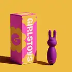 Girls Toys - Wibrator mini Agrigento. 8cm. Uroczy króliczek, silikonowy, fioletowy stymulator łechtaczki w kształcie króliczka