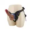 Pretty Love – Wells. Zestaw dildo 15cm z silikonową uprzężą i innowacyjnym systemem mocowania push-and-play