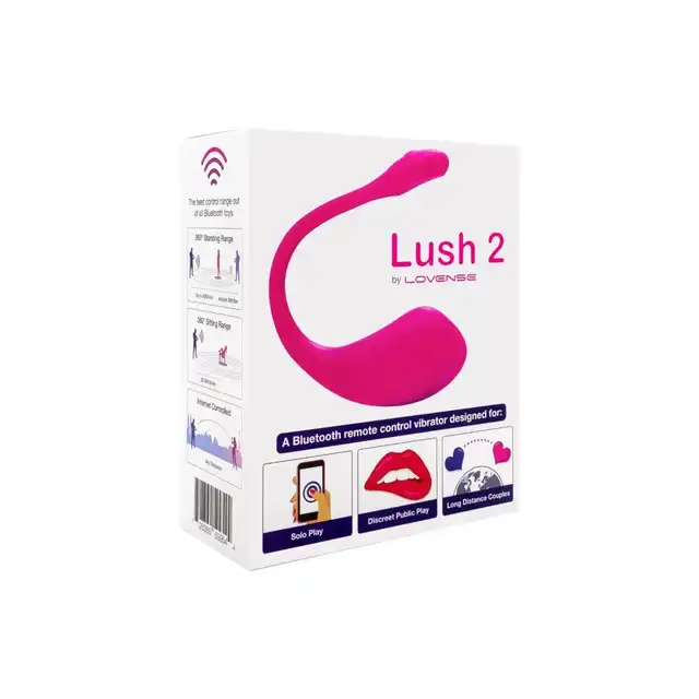 Lovense - Lush 2 - Jajeczko wibrujące sterowane aplikacją, wodoodporność IPX7 - Globalny bestseller! Miliony użytkowników go pokochało!