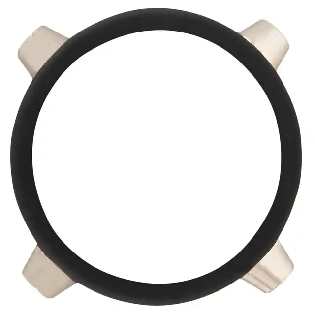 Rebel - Cock Ring with Studs - Silikonowy Pierścień na Penisa z Metalowymi Ćwiekami - Mocny wygląd, jeszcze mocniejszy efekt.