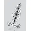 ToyJoy - Glass Worx. Crystal Anal Jewel. Szklany, plug z 3 stopniami o roznych wymiarach. Idealny i higieniczny maksymalnie. 