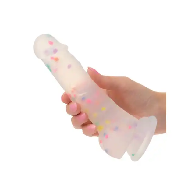 Calexotics - Piękne kolorowe nieduże dildo. Studs 13.25 cm. Liquid Silikon.
