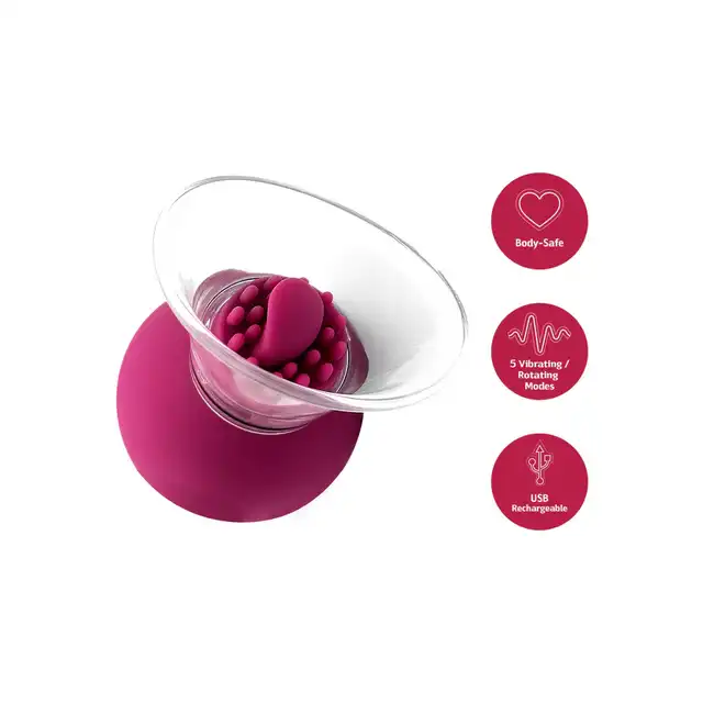 She. E.O. - Spektakularna zabawka. Pompka na sutki wibrująca i rotująca! Vibrating &amp; Rotating Nipple &amp; Clitoral Pump. Super Produkt!