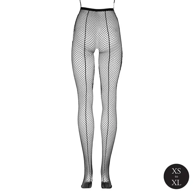 Le Desir - Tights With Small Fishnet Structure OS - Rajstopy Kabaretki One Size - Kiedy chcesz, żeby spojrzenia zatrzymały się na dłużej.