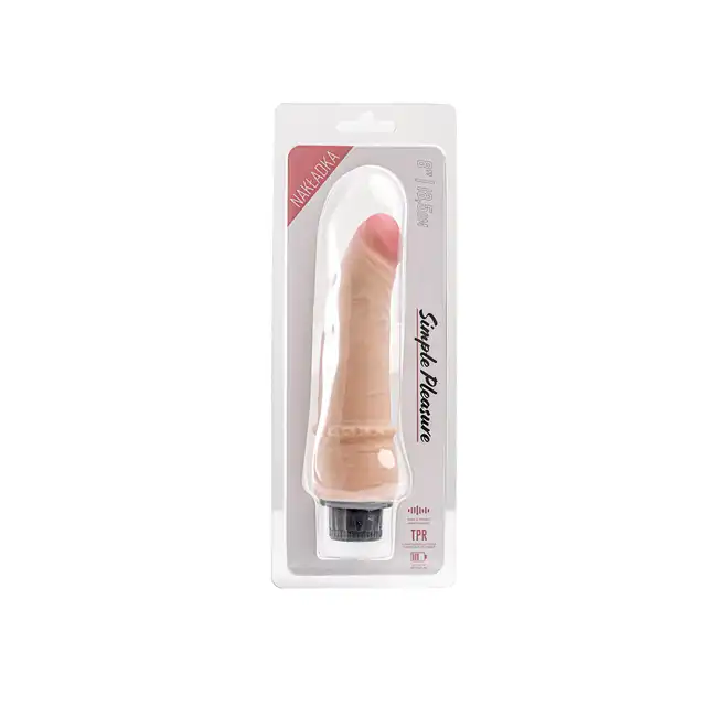 Simple Pleasure - wibrator analny z regulacją prędkości z cyberskóry, 18 cm - Precyzyjna regulacja. Głębokie wibracje. Pełna satysfakcja.