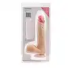 Simple Pleasure - dildo z cyberskóry  z wbudowanym kręgosłupem, 23 cm - Realizm, który możesz ustawić po swojemu!